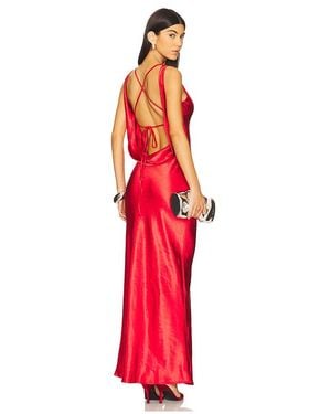 Runaway the Label Adair Maxi Dress - Red