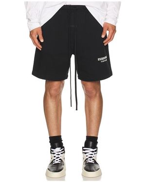 Fear Of God Soccer Fleece Shorts - Black