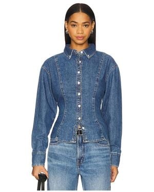 EB DENIM Rose Blouse - Blue
