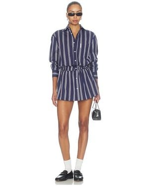 HOMMEGIRLS Vestido Camisero En Color Azul Talla (También En M, S, Xs)