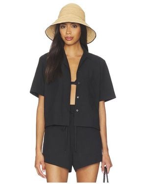 Bondi Born Kyoto Short Sleeve Shirt - Black