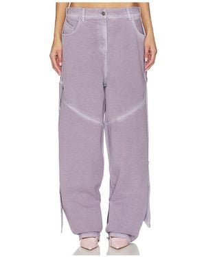 The Attico Baggy Cargo - Purple