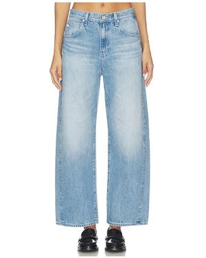 AG Jeans Hattie High Rise Barrel Jeans - Blue