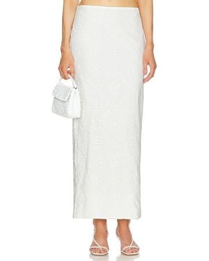 Helsa Falda Eyelet Column En Color Blanco Talla En