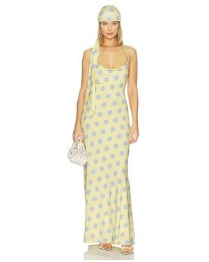 AFRM Kim Dress & Hair Wrap Set - White