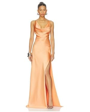 ANDAMANE Vera Maxi Dress - Orange