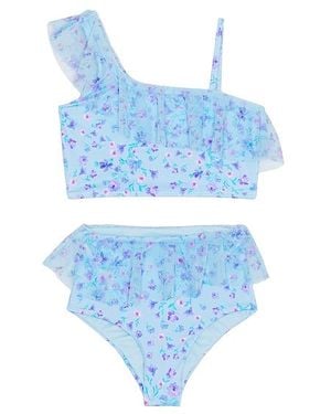 Beach Riot Kids Little Ava Top & Daisy Bottom - Blue