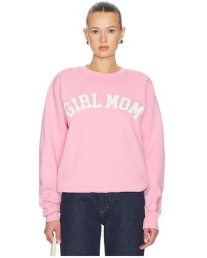 DEPARTURE Girl Mom Sweatshirt - Pink