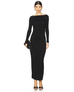 Remain Long Sleeve Maxi Dress - Black