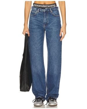Alexander Wang Pre-Styled Ez Jean With Sporty Undie - Blue