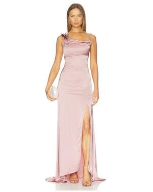 Blumarine Kleid Satin Butterfly - Weiß