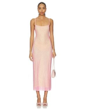 Area Kleid Crystal Hotfix Cami - Weiß