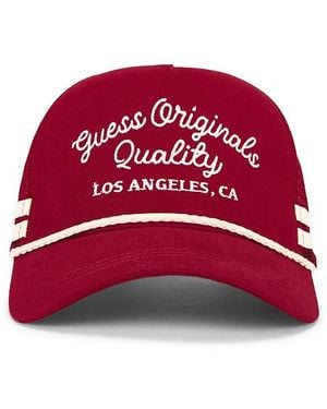 Guess Vintage Trucker Hat - Red
