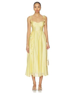 Astr Halcyon Dress - Yellow