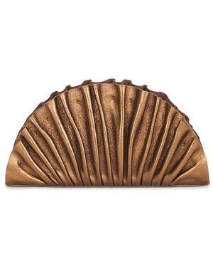 Cult Gaia Nala Clutch - Brown