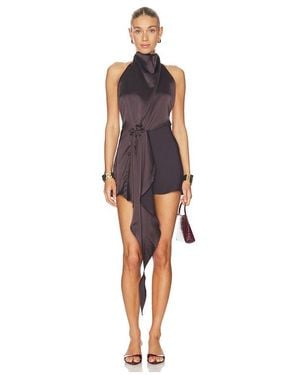 Casona La Perlita Dress - Brown