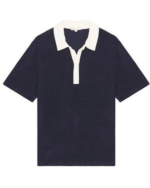 Onia Oversized Towel Terry Polo - Blue