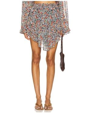 AFRM Falda Weston En Color Negro Talla En - Multicolor