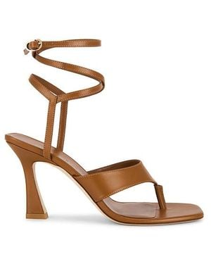 Stuart Weitzman Sandalia Vinnie Wrap Thong 85 En Color Marrón Talla (También En 7, 7.5, 8, 9) - Multicolor