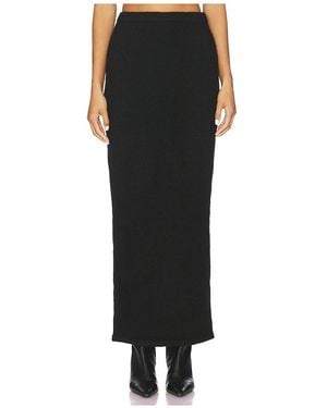 ALL THE WAYS Elsie Knit Maxi Skirt - Black
