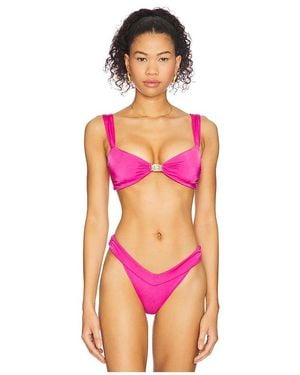 Cin Cin Abyss Bikini Top - Pink