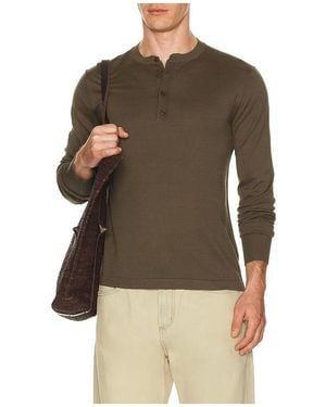 Jonathan Simkhai Dolton Henley - Brown