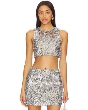 Camila Coelho Oberteil Izabel - Mettallic