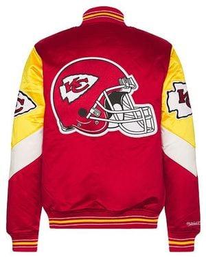 Mitchell & Ness Chaqueta Nfl En Color Rojo Talla (También En M, S, Xl/1X)