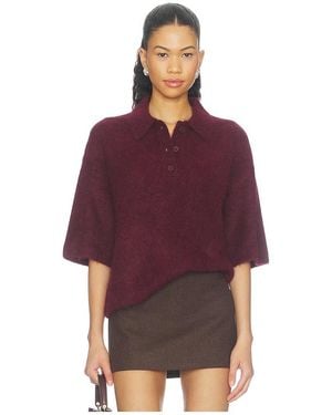 Pistola Blusa Nadya En Color Vino Talla (También En M, S, Xl, Xs) - Morado
