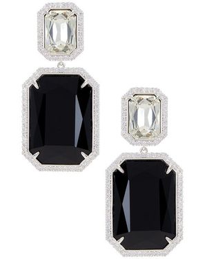 retroféte Cora Gemstone Earring - Black