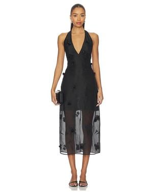 L'academie 'Academie By Marianna Minah Midi Dress - Black