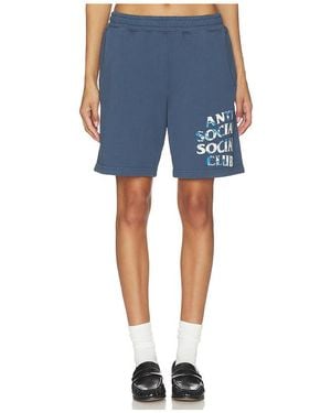 ANTI SOCIAL SOCIAL CLUB Boro Wave Shorts - Blue