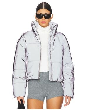 Steve Madden Abrigo Polar En Metálico Talla En - Gris