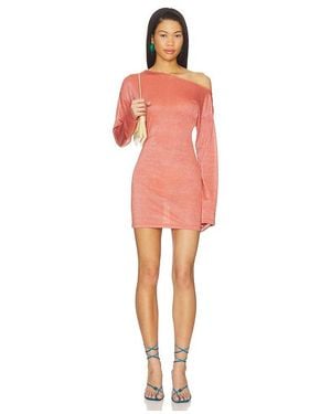superdown Blossom Long Sleeve Mini Dress - Red
