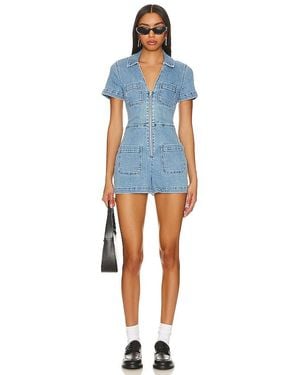 Show Me Your Mumu Ranch Romper - Blue
