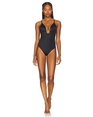 Spanx Shape Suit Your Fancy Plunge Bodysuit - Orange