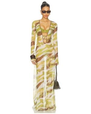 Zuleyha Kuru Lyris Dress - Metallic