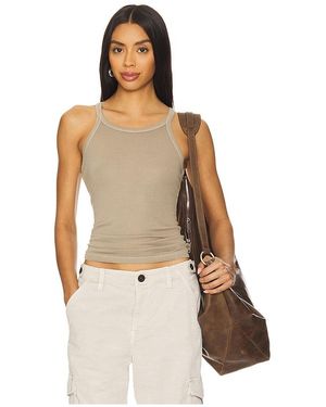 James Perse Ribbed Cami Tank - Natural