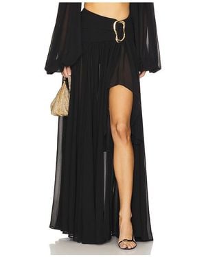 Michael Costello X Revolve Blair Maxi Skirt - Black
