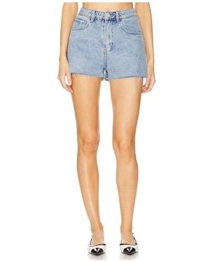 WeWoreWhat Denim High Rise ショートパンツ - ブルー