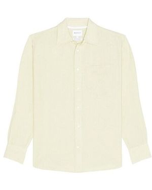 Norse Projects Camisa Algot En Color Amarillo Talla En - Blanco