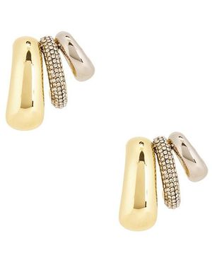 DEMARSON BIJOU D'OREILLES ALEXA en Metallic Gold. - Métallisé
