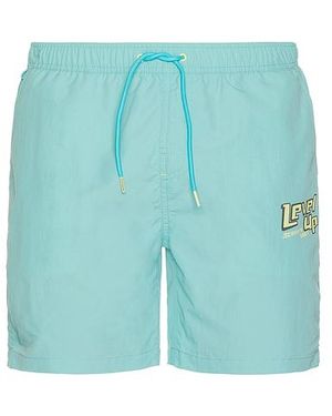 Scotch & Soda Placement Print Swim Shorts - Blue