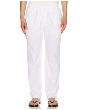 Vintage Summer Linen Trousers - White