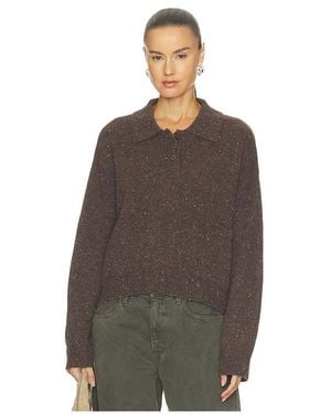 VIR VITA Frida Cashmere Polo - Brown