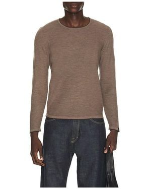 Rag & Bone Brooks Wool Crew Jumper - Brown