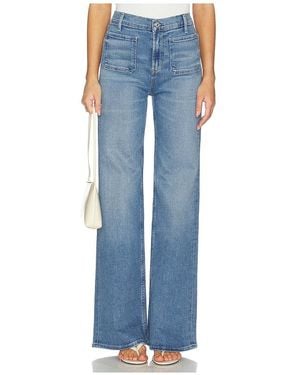 Citizens of Humanity Kimberly Patch Pocket Flare Jeans - Blue