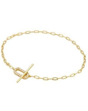 Shashi Jade Pave Bracelet - White