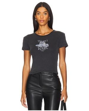 The Laundry Room This Ain'T Texas Baby Rib Tee - Black