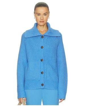 Varley Alberte Knit Cardigan - Blue